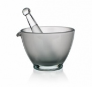 Cối chày thủy tinh, nhám Simax